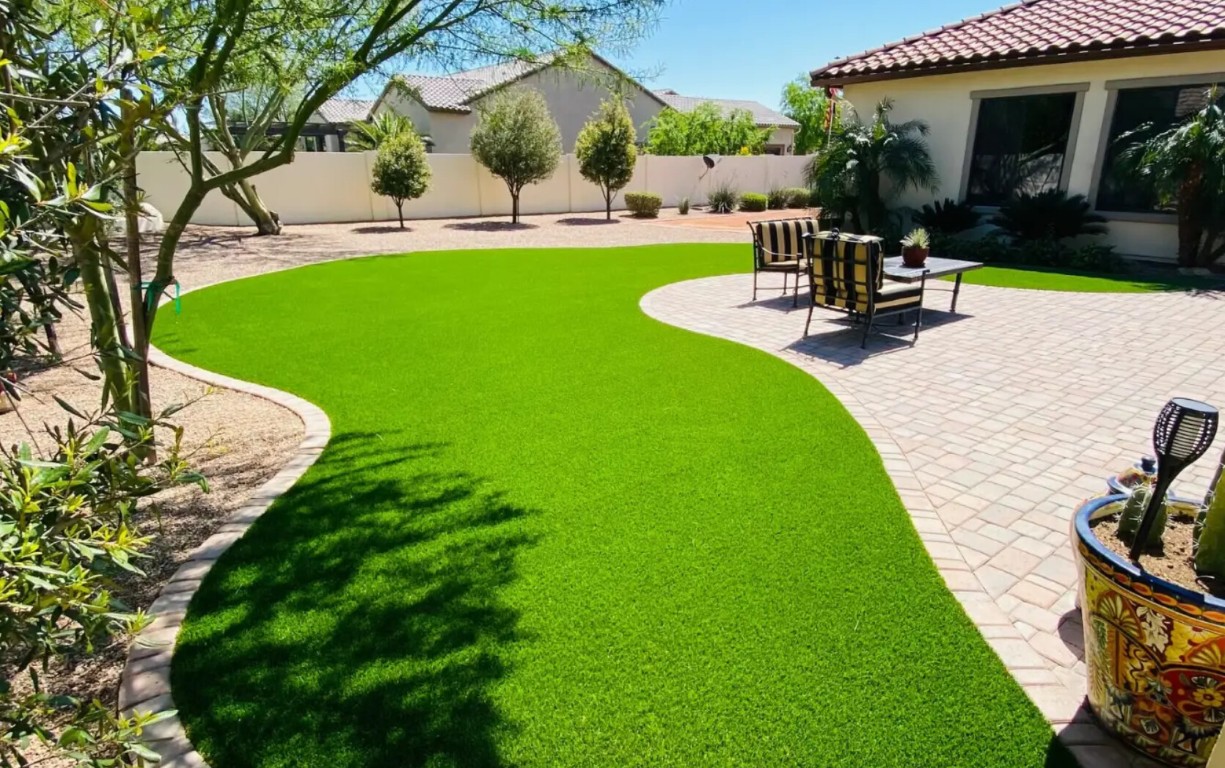 Residential Artificial Grass installation in Hammond, IN
